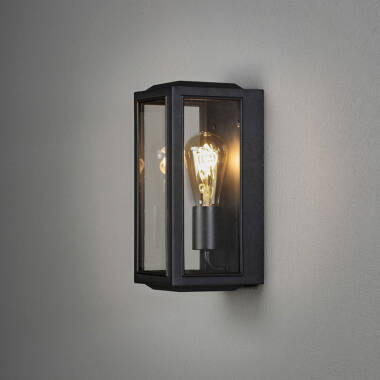 Konstsmide Carpi Mini Half Lantern Outdoor Wall Light