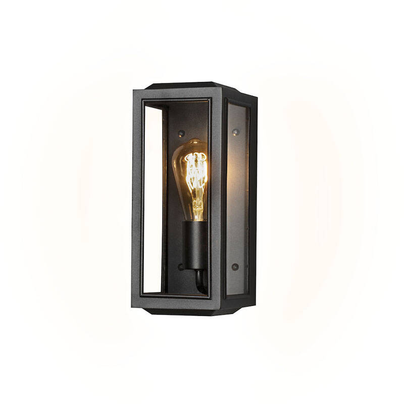 Image of Konstsmide Carpi Mini Half Lantern Outdoor Wall Light