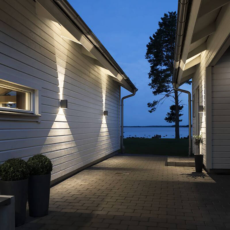 Image of Konstsmide Cremona LED Outdoor Up & Down Wall Light with Adjustable Beam