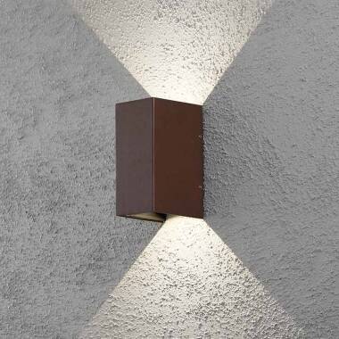 Konstsmide Cremona LED Outdoor Up & Down Wall Light with Adjustable Beam