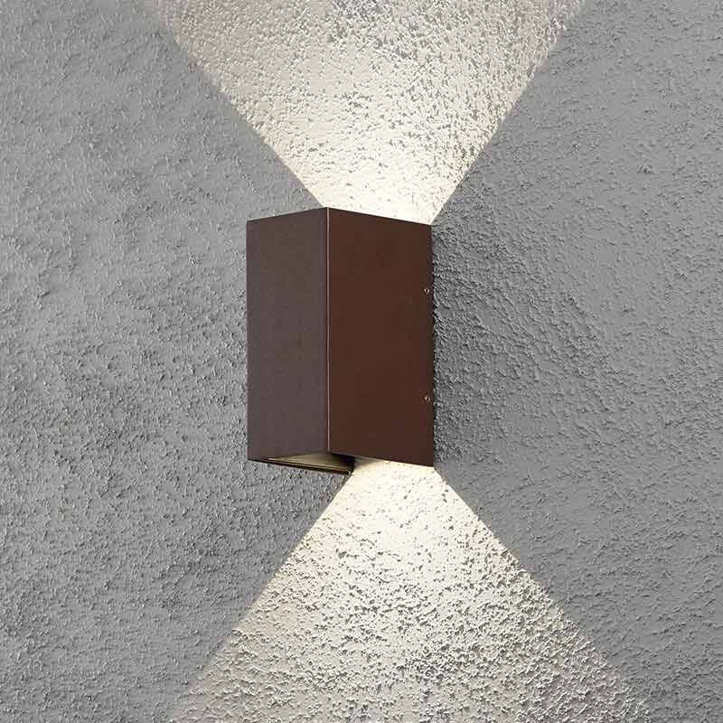 Image of Konstsmide Cremona LED Outdoor Up & Down Wall Light with Adjustable Beam