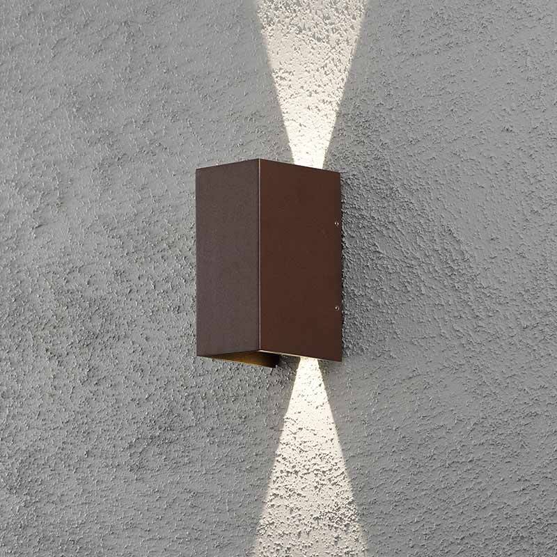 Image of Konstsmide Cremona LED Outdoor Up & Down Wall Light with Adjustable Beam