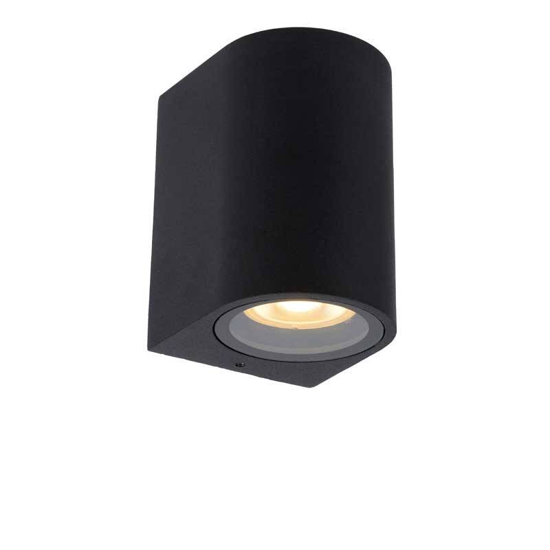 Image of Lucide Zaro Curved Outdoor Wall Light