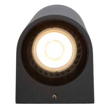 Image of Lucide Zaro Curved Outdoor Wall Light