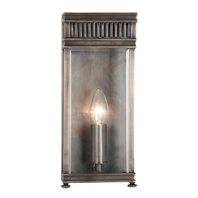 Image of Elstead Holborn Half Lantern Outdoor Wall Light