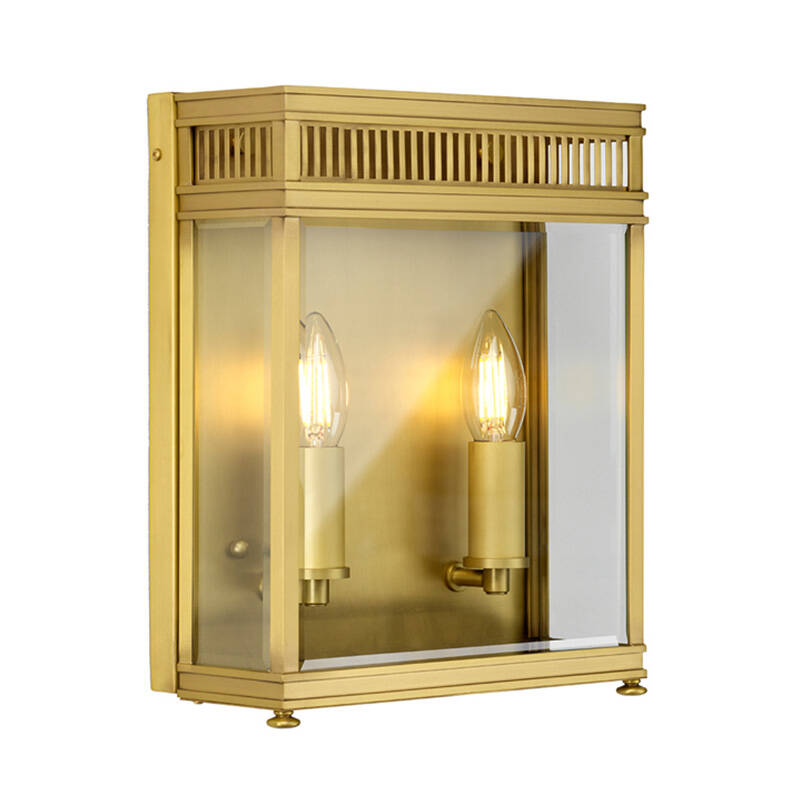 Image of Elstead Holborn Half Lantern Outdoor Wall Light