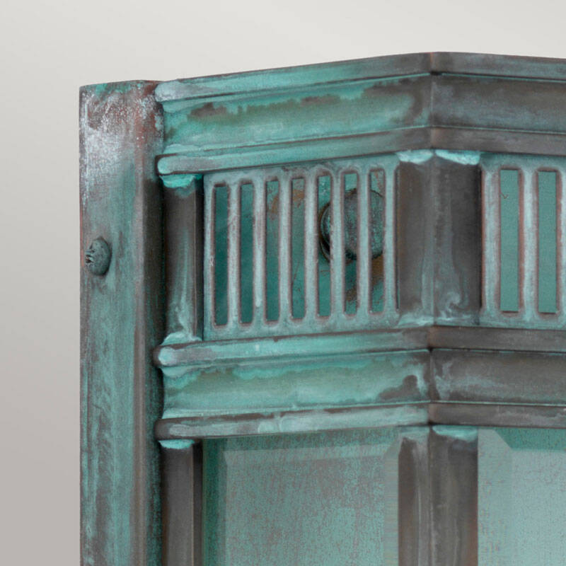 Image of Elstead Holborn Half Lantern Outdoor Wall Light