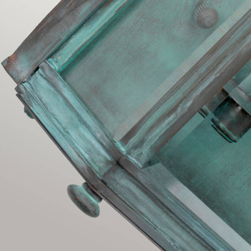 Image of Elstead Holborn Half Lantern Outdoor Wall Light