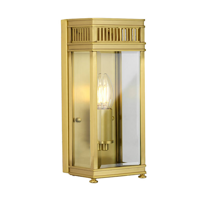 Image of Elstead Holborn Half Lantern Outdoor Wall Light