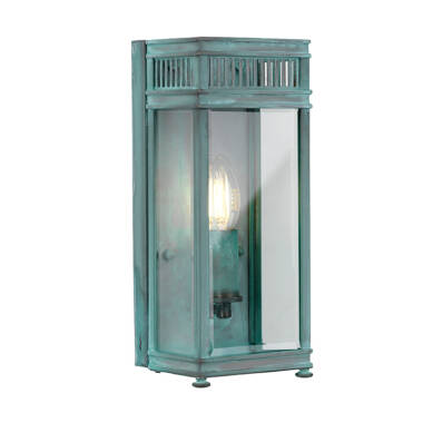 Elstead Holborn Half Lantern Outdoor Wall Light