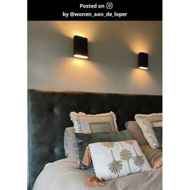 Image of Lucide Ovalis Up & Down Wall Light