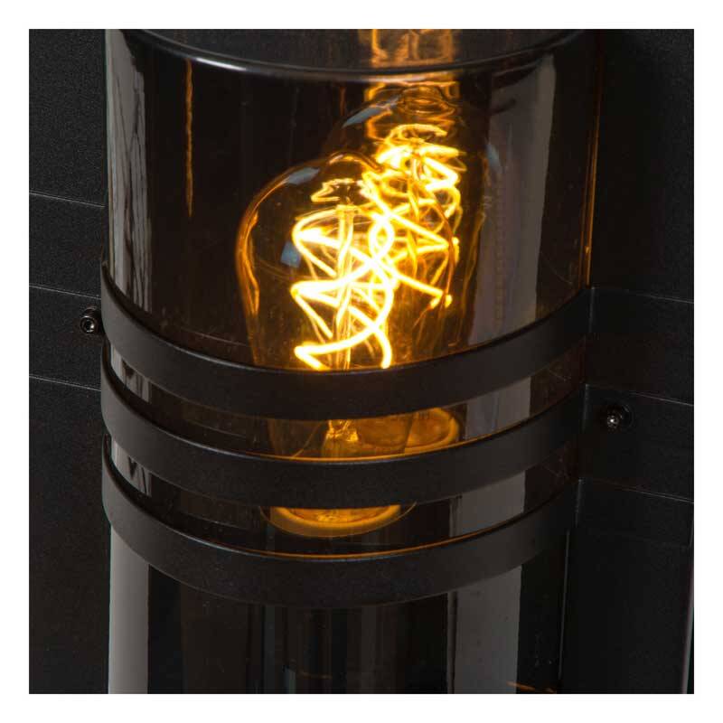 Image of Lucide Privas Large Outdoor Flush Wall Light
