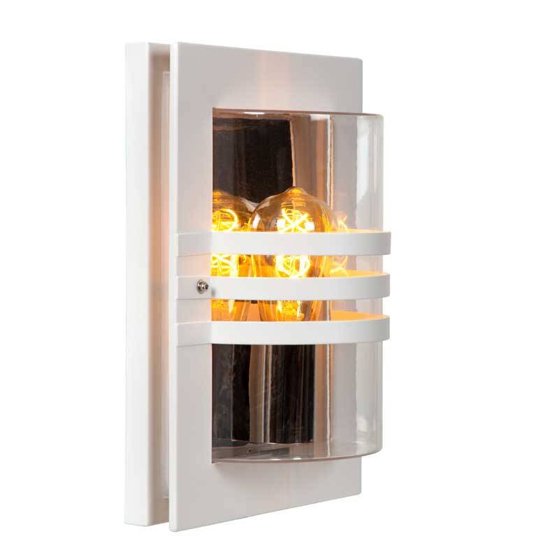 Image of Lucide Privas Large Outdoor Flush Wall Light