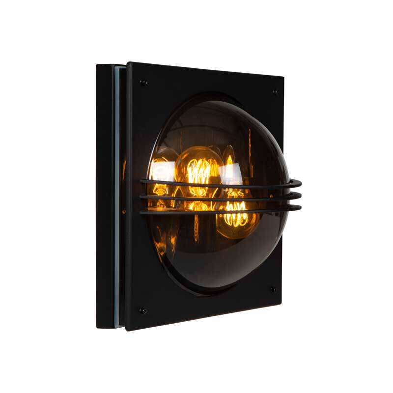 Image of Lucide Privas 2 Light Outdoor Flush Wall Light