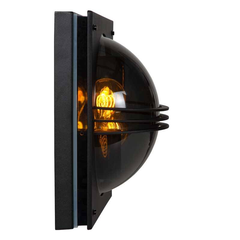 Image of Lucide Privas 2 Light Outdoor Flush Wall Light
