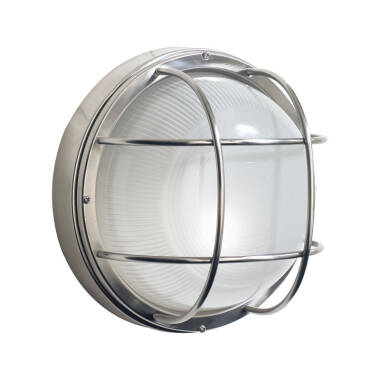 Dar Salcombe Stainless Steel Outdoor Wall Light