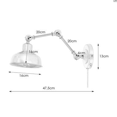 Image of Grimstad Wall Light with Plug