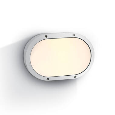 Guard Outdoor Oval Flush Light