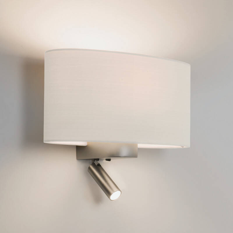 Image of Astro Napoli Wall Light with LED Reading Light - Light Only