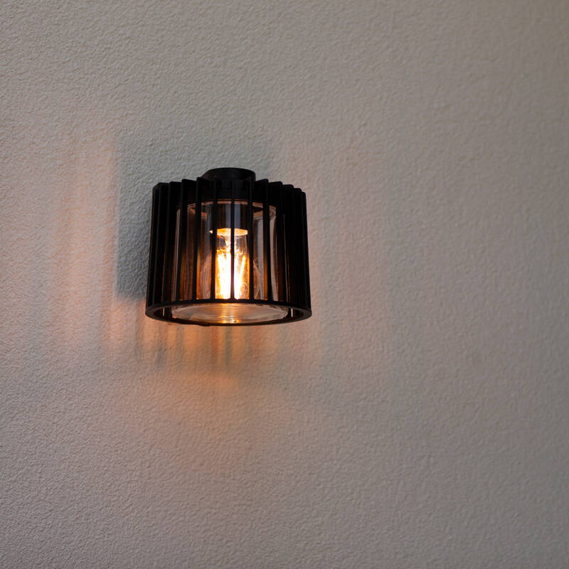 Image of Lutec Shyne Outdoor Flush Wall Light