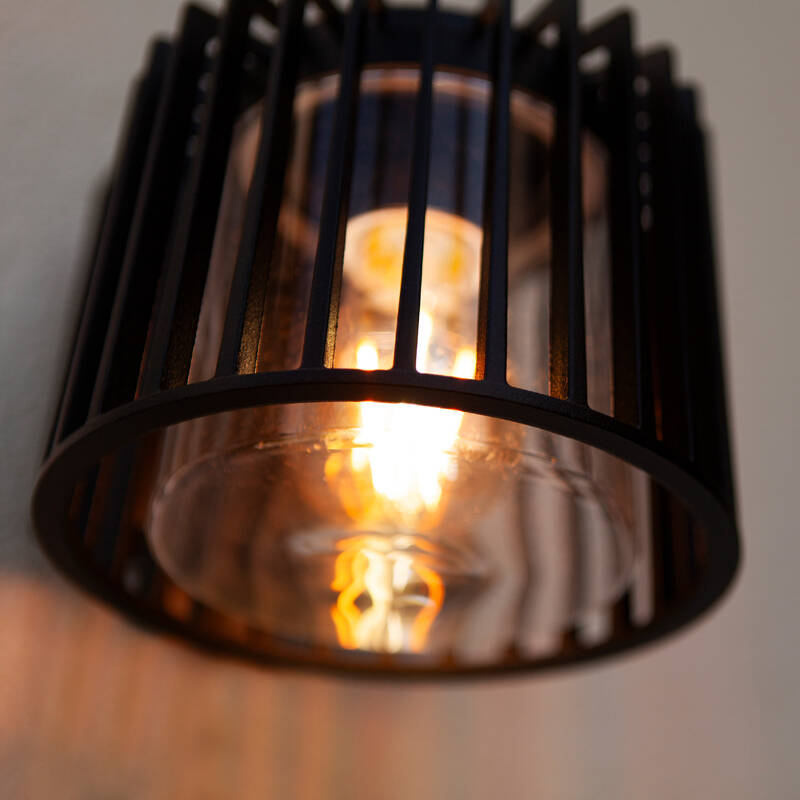 Image of Lutec Shyne Outdoor Flush Wall Light