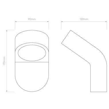 Image of Astro Soprano Low Energy Outdoor Wall Light