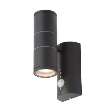 Forum Coastal Islay Outdoor Up & Down Wall Light with PIR Sensor