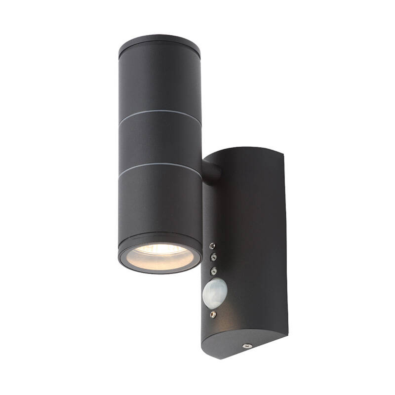 Image of Forum Coastal Islay Outdoor Up & Down Wall Light with PIR Sensor