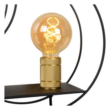 Image of Lucide Circle Wall Light with Plug
