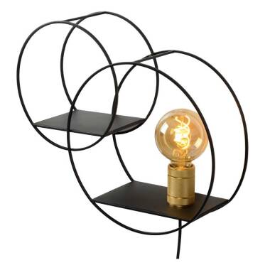 Image of Lucide Circle Wall Light with Plug