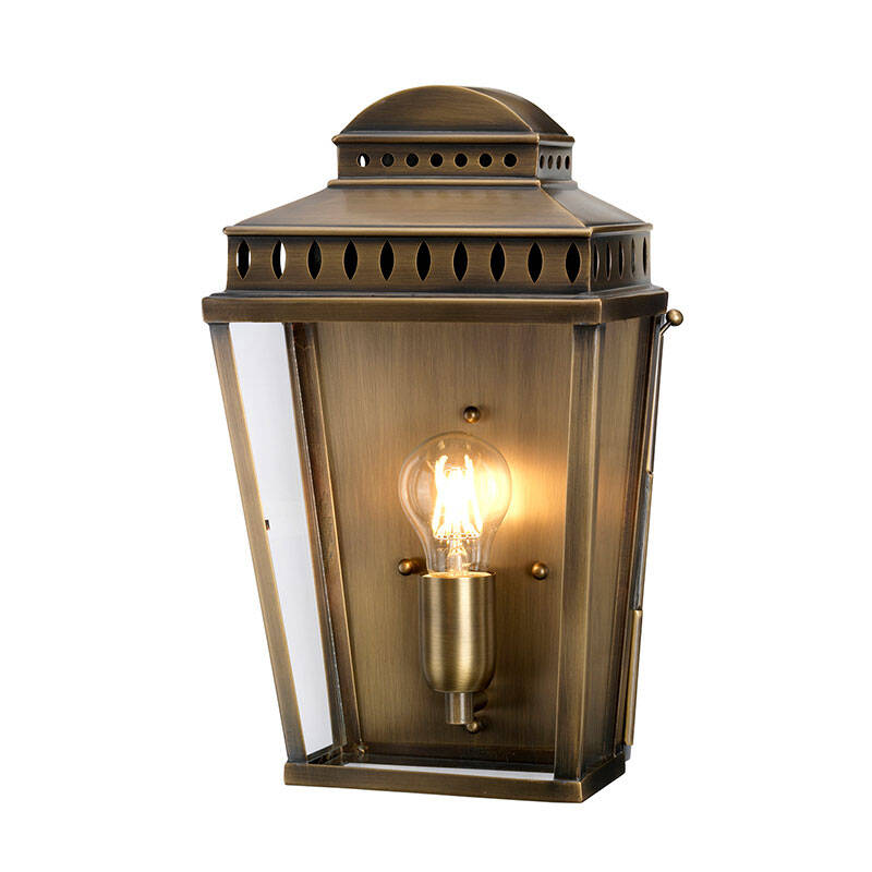 Image of Elstead Mansion House Half Lantern Outdoor Wall Light