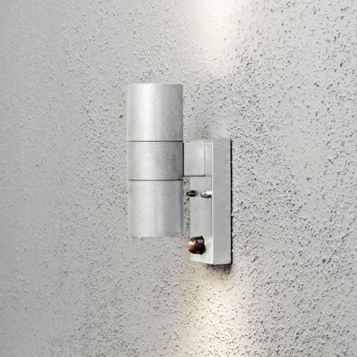 Image of Konstsmide Modena Outdoor Up & Down Wall Light with PIR Sensor