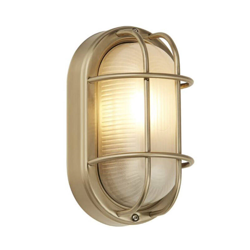 Image of Searchlight Brunel Outdoor Oval Flush Wall Light