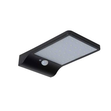 Image of Lucide Basic Solar LED Outdoor Wall Light with Motion Sensor