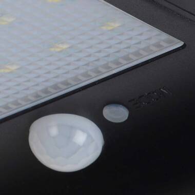 Image of Lucide Basic Solar LED Outdoor Wall Light with Motion Sensor