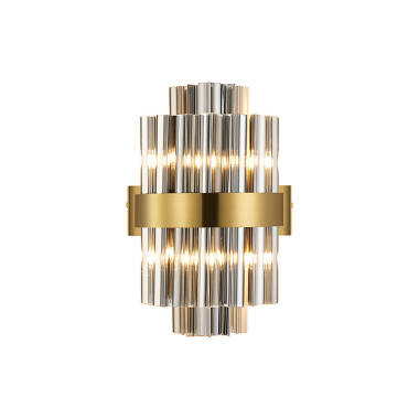 Image of Detroit Glass Flush Wall Light