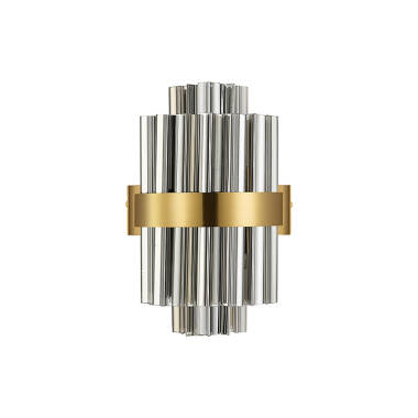 Image of Detroit Glass Flush Wall Light