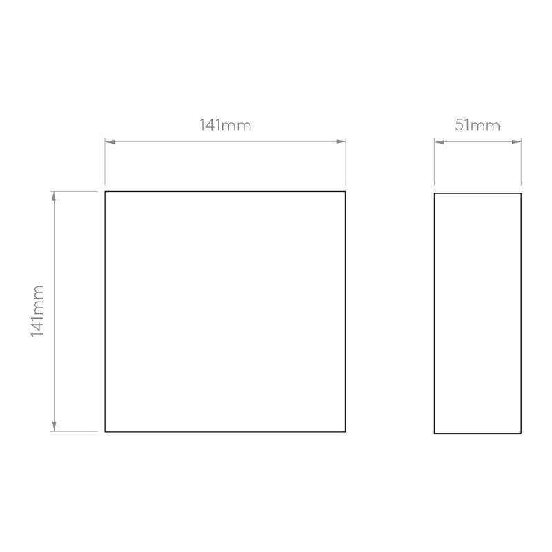 Image of Astro Elis LED Outdoor Up & Down Wall Light