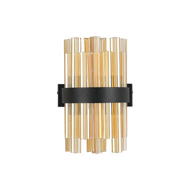Image of Detroit Glass Flush Wall Light