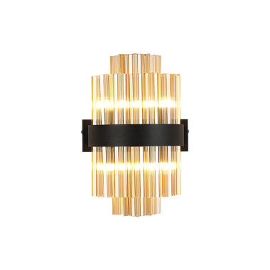 Image of Detroit Glass Flush Wall Light