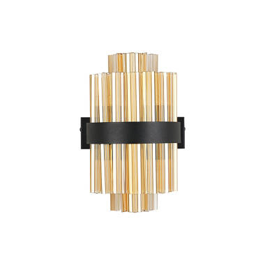 Image of Detroit Glass Flush Wall Light