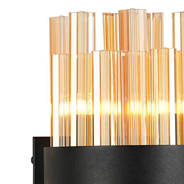 Image of Detroit Glass Flush Wall Light