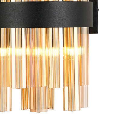 Image of Detroit Glass Flush Wall Light