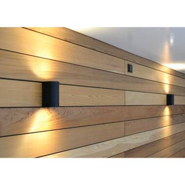 Image of Lucide Zora Round LED Outdoor Up & Down Wall Light