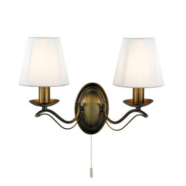 Classic 2 Arm Wall Light