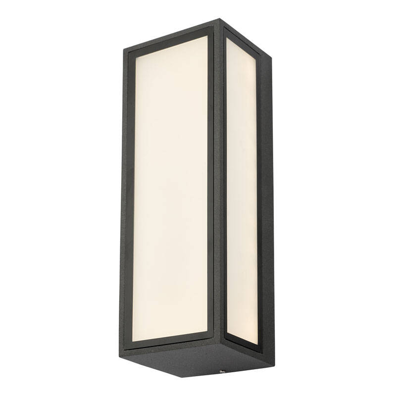 Image of Dar Arham LED Half Lantern Outdoor Wall Light
