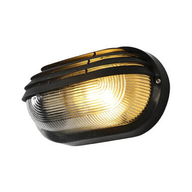 Forum Coastal Puck Oval Outdoor Flush Wall Light