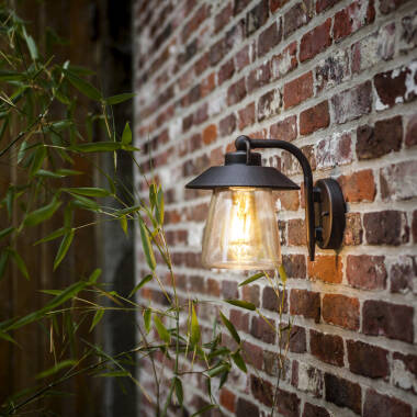 Image of Lutec Cate Outdoor Lantern Wall Light