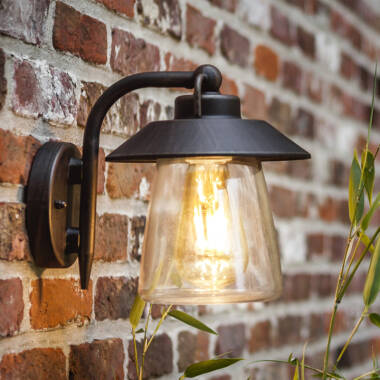 Image of Lutec Cate Outdoor Lantern Wall Light