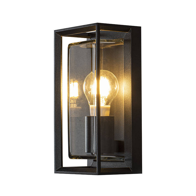 Image of Konstsmide Brindisi Half Lantern Outdoor Wall Light